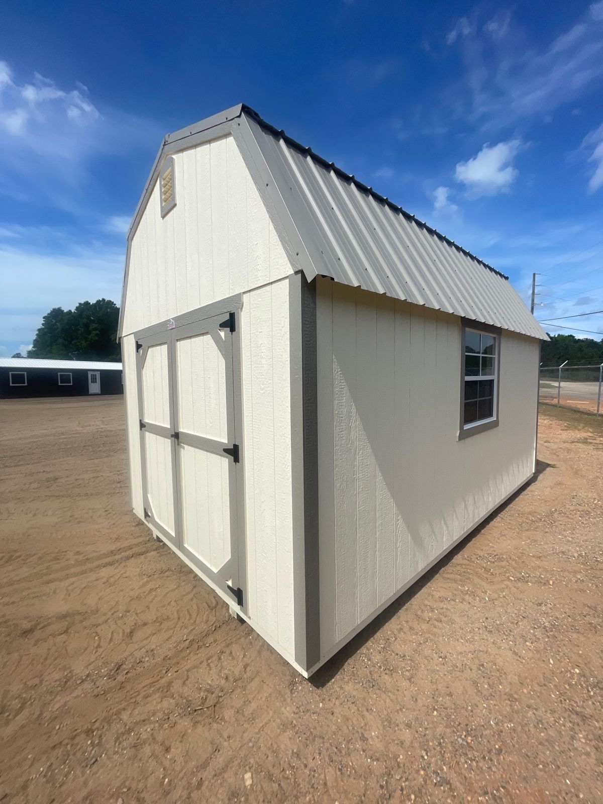 Lofted barn shed